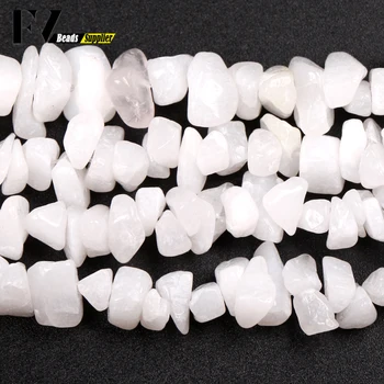  Prirodni Kamen 5-8 mm Nepravilnog Bijeli Prozirni Kvarcni Perle Za Izradu Nakita Diy Narukvice Ogrlice Narukvice Rukotvorina 15 