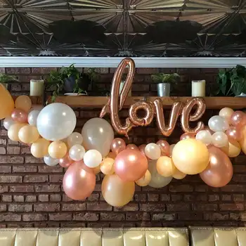  Rose Gold Konfete i Baloni, Folija Šampanjac Star Balon Vjenčanje Lateks Balon globos BabyShower Rođendan Dekoracija Isporuke