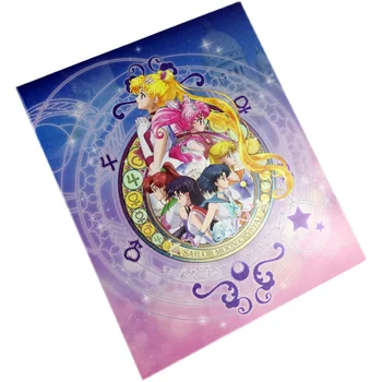  Sailor Moon 25-Godišnjicu Razglednica Knjiga SR Crystal Flash Kartica Zbirka Hobi Knjiga Zaštita Kartice Mapa Igračke, Pokloni za Djecu