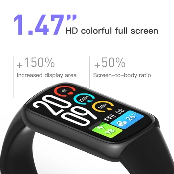  Smartwatch C11 Pametna Narukvica 1,47 Inča Full-Touch Zaslon u Boji vodootporan Fitness Narukvica Muški Ženski Sat Za Besplatnu Dostavu
