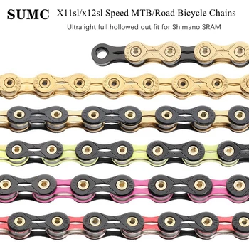  SUMC Biciklistička Krug X11SL X12SL Brzina MTB Cestovni Bicikl Dijamant Lanca Ultralight Mountain Bike 11-12 S Lanca idealni za Sram i Shimano