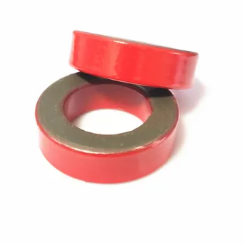  T200-2 Frekvencija карбонильного željeza u prahu jezgra Magnetski željezno jezgro Magnetskog Ферритовое prsten Crvena siva 51*32*14 mm