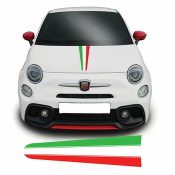  Talijanska Zastava Hauba U Traku Za Fiat 500 595 Abarth Vinil Naljepnica Naljepnica Grafički