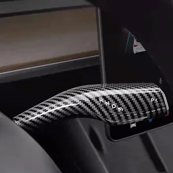  Trenutno Karbonskih Vlakana Brisač Ručicu Mjenjača Bar Navlaka Za Tesla Model 3 Model Y Pribor Za Domaće Volan Automobila