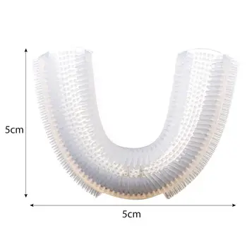  U obliku slova Električna Glava Četkice za zube 360 Automatski Zvučni Krunica Zamjena Za U-profil četkica za Zube za Izbjeljivanje Zubi Plavo Svjetlo