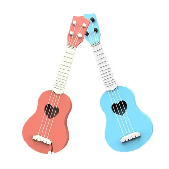  Ukulele 4 Žice Havajski Havajski Mini-Gitara, Glazbeni Instrumenti Obrazovne Edukativne Igračke - Plava i Roza Boja