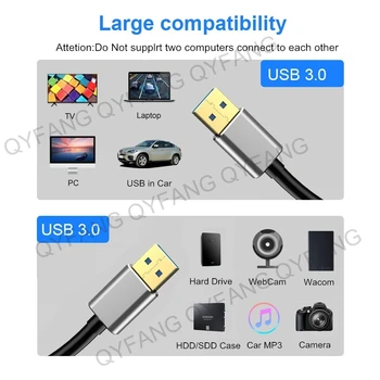  USB kabel od čovjeka do Čovjeka Kabel USB A na USB Kabel USB 3.0 Kabel Dual Kraj USB Kabel 5 Gbit/s za Radijator Tvrdi Disk USB 3.0 Produžni Kabel
