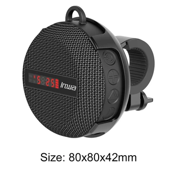  Vanjski Bežični Bluetooth Stereo Prenosivi Zvučnik Ugrađen mikrofon otpornost na Udarce IPX6 Vodootporni Zvučnik Biciklističke Pribor