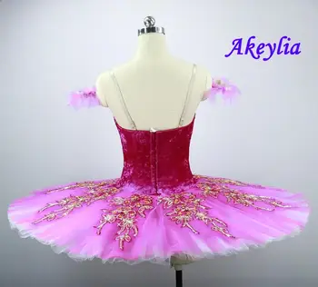  Vila kostim Za Djevojčice, Stručni Balet Omot, Svijetlo roza Balet Scenski Kostim tirkizne, Ženska Balet Palačinke Svežanj 9133