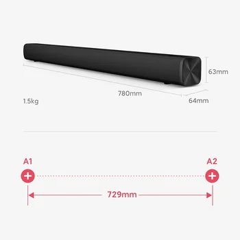  Xiaomi Redmi TV Zvučna Ploča Pratilac Podrška za Bluetooth-Kompatibilni 5,0 Trake Crne Mat 30 W BT TV Zvučnik Audio Kućno Kino-Najbolji