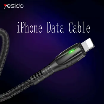  Yesido USB Kabel Lightning Kabel za Lightning iPhone 12 11 Pro Max XS XR X 8 Plus iPad IOS Za iPad Žica Mobilni telefon Kabel
