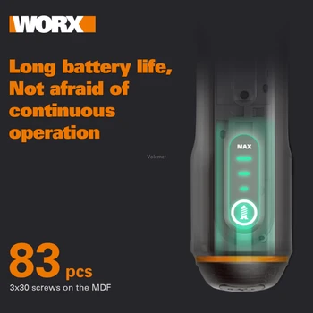  Youpin Worx 4 U Mini Električni Odvijač Set WX240 Bežični Električni Odvijač USB Punjiva Ručka s 26 Bitni Set Vježbi