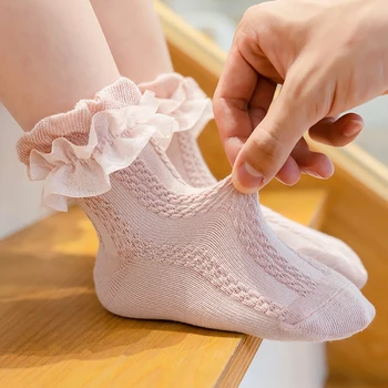  Čarape za djevojčice, proljeće-jesen i zima dječji Držači čarapa od čistog pamuka, koreanska verzija Towers Čarapa princeza od Pamučne Čarape