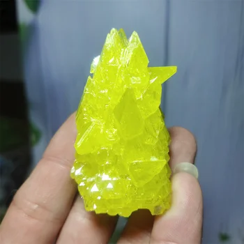  Žuto Kamenje Prirodni Grubo Uzorak Kristala Sumpora Uzorak Sirovog Minerala Biljku Za Rješavanje Kućni Ukras