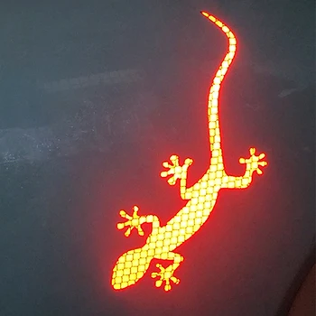  Светоотражающая Naljepnica Znak Upozorenja Sigurnost Светоотражающая Traka Auto Vanjski Pribor Gecko Светоотражающая Traka Svjetla Reflektora