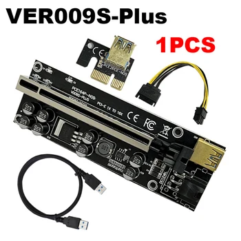  10/1 kom. Ustaje 009 S Plus PCI Express X16 GPU PCI-E 1X do 16X Produžni kabel GPU Miner Майнинг Ustaje USB 3.0 Kabel Grafička kartica