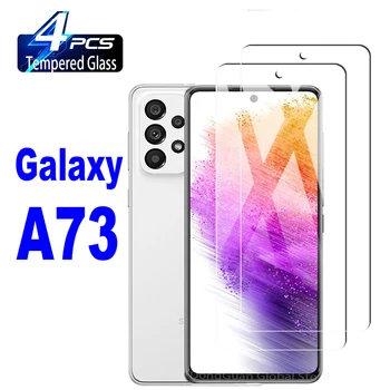  2 / 4kom Kaljeno staklo Za Samsung Galaxy A73 5G Staklena Zaštitna Folija za ekran