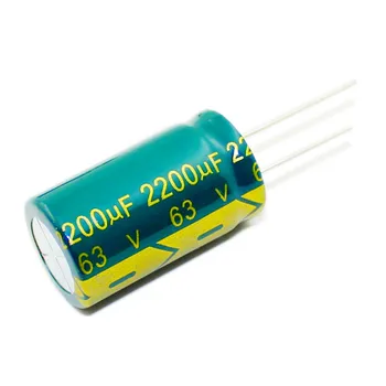  20ШТ 2200 uf 63 63 2200 uf Aluminijski Elektrolitski Kondenzator высокочастотный 18X30 mm