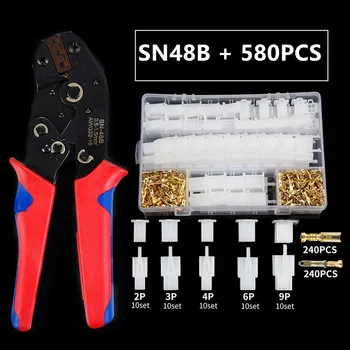  580шт 2/3/4/6/9 pin 2,8 mm Automobil na Električni Muški Ženski Kabel za Terminal Moto Vilice Kabel Priključak SN48B Kit