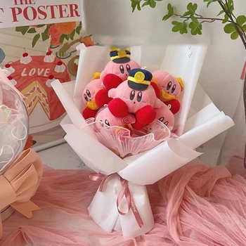  Anime Kawai Slatka Crtani Zvijezda Kirby Medo Buket Kreativni Valentinovo Božić Pokloni Za Maturalnu