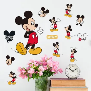  Crtani Slatka Mickey I Minnie Mouse Balon Naljepnice Za Zid Naljepnice Za Dječje Sobe Dječje Sobe Zid Umjetnosti Park Plakat Dječje Zabave