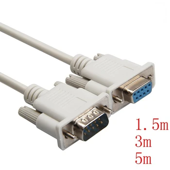  DB9 Serijski kabel 9-pinski RS232 Serijski kabel Između muškaraca i žena PC Converter Produžni kabel 9Pin Kabel-ac 1,5 m/3 m