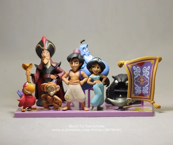  Disney Princeza i Aladdin Jasmin 4-9 cm 8 kom./compl. Lik Anime Mini Ukras Zbirka PVC Figurica Toys model djeca