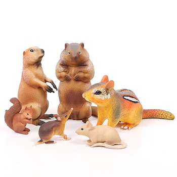  Dječje Igračke, Modeli domaćih životinja, Realno Figurice Groundhog od PVC-a, Figurice i Igračke, Kvalitetan Model, Edukativne Igračke
