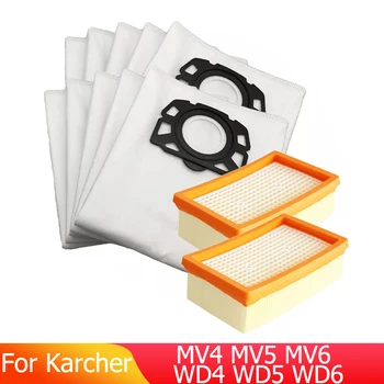  Filter Vrećice za prašinu za Karcher MV4 MV5 MV6 WD4 WD5 WD6 Zamijeniti Vrećicu za Karcher WD4000 na WD5999 Dio #2.863-006.0