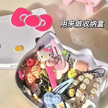  Kawaii Hello Kitty Mini Жестяная Kutija Zatvorena Banke Za Pakiranje, Kutije Za Nakit Kutija Čokolade Banke Za Čuvanje Novca Naušnice Slušalice Poklon Kutija Torbica