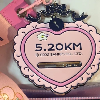  Kawaii Sanrio Ovjes S Medalju U obliku Srca Mymelody Cinnamoroll Kuromi Pribor Slatka Lijepa Par Privezak Za Djevojčice Srce Poklon Za Rođendan