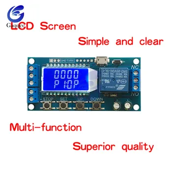  Mikro USB Digitalni LCD Zaslon S vremenskim odmakom Relejni Modul Dc 6-30 U Upravljanje multi-function Timer Prekidač Триггерный Ciklus Modul Naknada 12