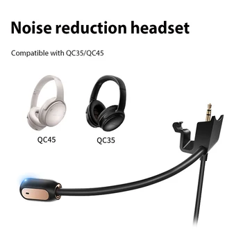  Nova Gaming Slušalice dodatna Oprema Mikrofon Mikrofon od 3,5 mm Priključak za BOSE QC35/QC45, Višesmjerni Soundbox za Mobilne telefone