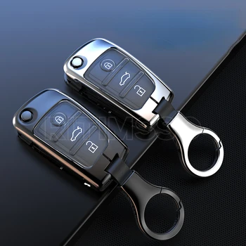  Novi Torbica za ključeve od legure + TPU za Audi A1 A3 A4 A5 Q7 A6 C5, C6, Auto Držač, Torbica za Daljinski upravljač, Auto-Pribora za slaganje