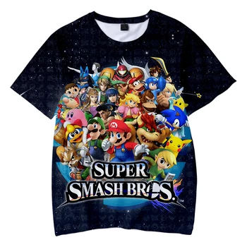  Od 2 do 14 godina Dječje Casual majica igra Super Smash Bros Ultimate Majica Muška Ženska t-Shirt prozračne Ljetne studentske vrhovima