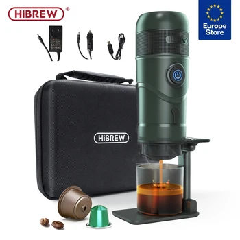  Prijenosni aparat HiBREW za auto i kuću, espresso espresso DC12V, kompatibilna sa espresso Dolce Pod kava u Kapsulama prah H4