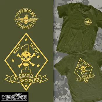  Prodaja 1-og Obavještajne bojne marinaca Camp Pendleton, Kalifornija, MOTO-shirt Recon Jack USMC