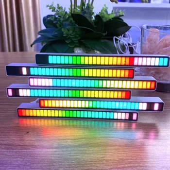  RGB Aktivni Glazbeni Ritam Lampa Bar Upravljanje Zvukom Led Automobil Atmosfera Lampica Bar Šarene Glazba Okolni Lampa