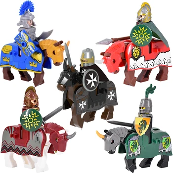  Srednjovjekovni Figurice Srednjeg vijeka Rimski Vojnici, Vitezovi Rendžer Vojnici Konj Dvorac Kralj Gradivni Blokovi, Cigle, Igračke za djecu, poklone