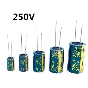  Высокочастотный Elektrolitski kondenzator 250 20% 250 4,7 uf 6,8 uf 47 μf 100 μf 220 330 uf uf 470 μf